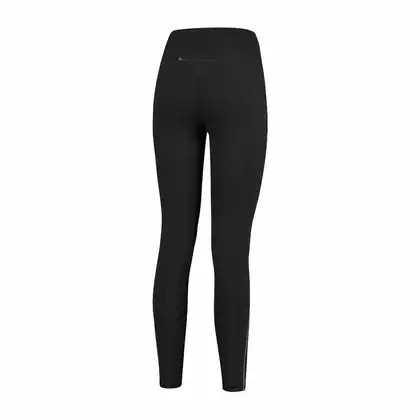 FORCE RIDGE women's winter cycling pants, black and apricot