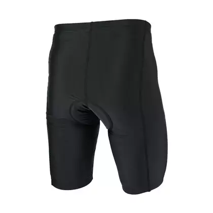MikeSPORT COMFORT men's 3/4 cycling shorts, gel insert, black 20016-3